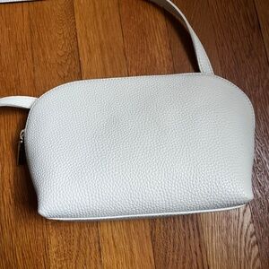 Cuyana "Travel Case Crossbody" Bag Ecru/White